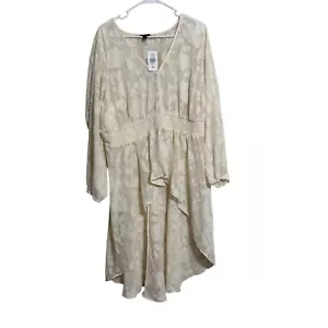 Torrid Neu mit Etikett Chiffon Clip Blumenmuster High Low Top makellos Damengröße 2X - Bild 1 von 10