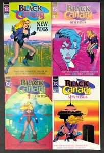 Black Canary New Wings (1991) #1 2 3 4 Casi nuevo conjunto completo 1a serie en solitario - Imagen 1 de 1
