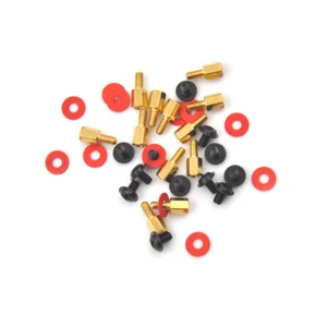 12pcs Computer Screws Motherboard Standoffs/ Screws/ Washers K。qo