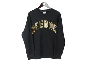VINTAGE REEBOK SWEATSHIRT SIZE S big logo 90s retro sport crewneck jumper - Picture 1 of 4