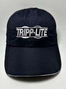 Tripp-Lite Runner Cap Hat Adult Adjustable Navy Blue 100% Polyester
