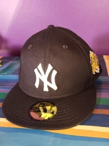 New Era New York Yankees 59Fifty Wool 1996 World Series Size 7 Fitted Hat Cap - Picture 1 of 6