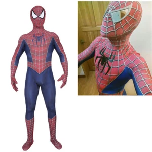 Spider-Man Jumpsuit Cosplay 3D Costume Bodysuit Spiderman Zentai Suit Halloween - Picture 1 of 7