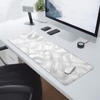 Office Line Pattern Non-Slip Mouse Pad White Black Desk Pad Mice Mat