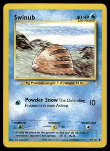 Swinub MP 079/111 Neo Genesis Pokemon Card - Picture 1 of 2