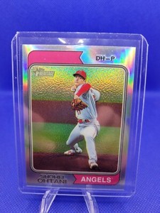SHOHEI OHTANI - 2023 Topps Heritage #20 REFRACTOR SP 56/574 Los Angeles Angels