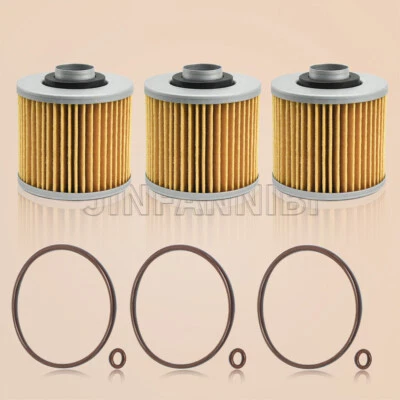 3x Oil Filter & O-Ring Kit for Yamaha XT500 TT500 1976 1977-1981 4X7-13440-01-00 - Image 1 of 4