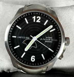 ANDROID Open Heart Automatic Mens Watch Limited Ed. 41 of 333 New in Box AD250 - Picture 1 of 13
