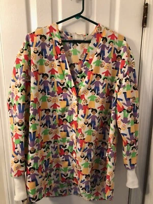 Scrub Top XL Save the Children Multicolor Pro Apparel by Crest - Image 1 of 4