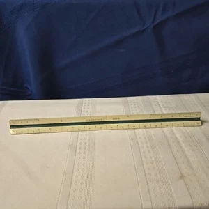 Vintage TRIANGULAR RULER: Eugene Dietzgen 1658-B   - Picture 1 of 10