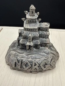 Vintage Figur NORGE Miniatur Zinn Medevial Burg tolle Details siehe Fotos - Bild 1 von 5