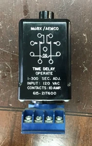 TE CONNECTIVITY Time Delay Relay 615-21T-600 / 61521T600 (b45) - Picture 1 of 2