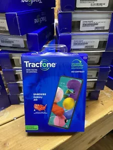 New Sealed Tracfone Samsung Galaxy A51, 128GB, Black - Prepaid Smartphone - Picture 1 of 3