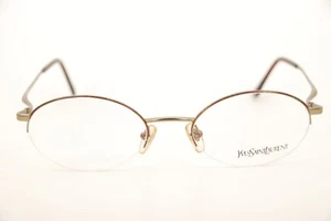 Authentic Yves Saint Laurent YSL 4129 Y408 54mm Grey Brown Glasses Italy - Picture 1 of 6