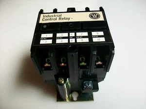 WESTINGHOUSE INDUSTRIAL CONTROL RELAY  AR4H  4 P  600 V. Ac.  10 A. - Picture 1 of 6