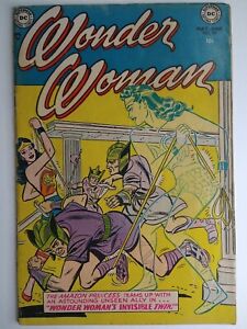 DC Comics Wonder Woman #59 Golden Age Harry G Peter Art, Irv Novick Cover FN 6.0