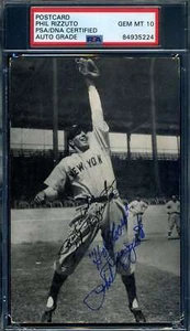 Phil Rizzuto Gem Mint 10 PSA DNA Signed Vintage 1952 Postmark Photo Postcard Aut - Picture 1 of 1