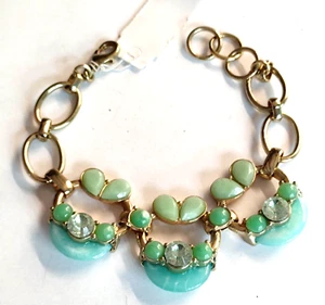 bracciale in lucite verde ORIGINALE firma Lee Angel signed bracelet - Picture 1 of 5