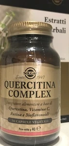 SOLGAR QUERCITINA COMPLEX 50 CAPSULE VEGETALI scadenza 08/2025 - Foto 1 di 1