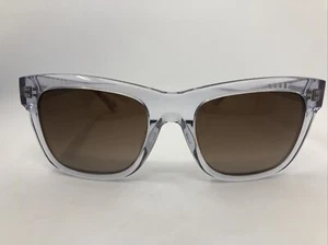 NEW Diane Von Furstenberg DVF596S 971 Crystal Clear 54.20.135 Women’s Sunglasses - Picture 1 of 12