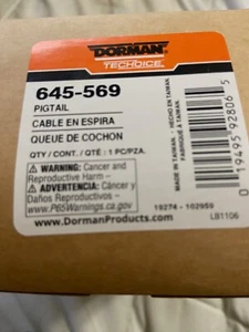 Dorman 645-569 Alternator Pigtail Compatible with Select Models - Picture 1 of 1