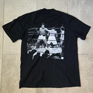 Schwarzes besticktes Box-T-Shirt der Marke Muhammad Ali Größe L Rarität - Bild 1 von 5