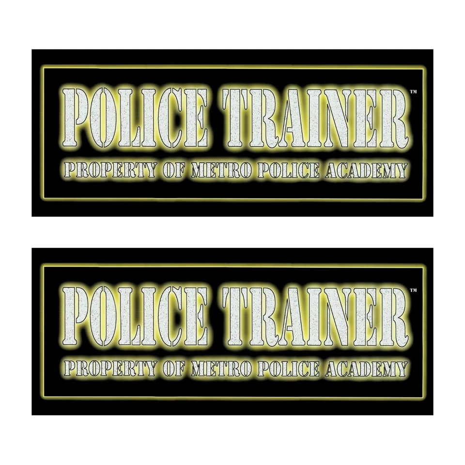 Police trainer Arcade Side Art Cabinet Graphic Stickers - Image 1 of 1