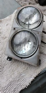75- 85 Mercedes 450 380 SL SLC LEFT HEADLIGHT HOUSING Assembly w/buckets reflect - Foto 1 di 8