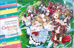 Uma Musume Pretty Derby Wall Calendar 2026 364×515mm 14 Sheets  Japan - Picture 1 of 2