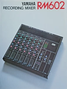 Yamaha RM602 Recording Mixer Original Color Brochure, 6 Pages 1985 Made n Japan - Picture 1 of 4