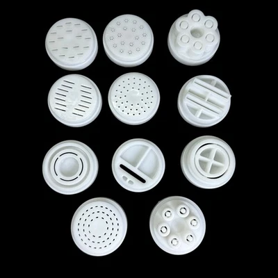 Popeil 自动意大利面机 P400 替换零件 塑形模具 批量 11 件 — 第 1/4 张图片