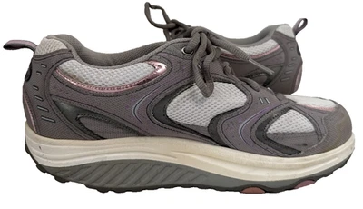 Zapatillas deportivas Skechers modeladoras para mujer talla 10 gris rosa zapatos tonificantes para caminar 11806 Foto 1 de 4