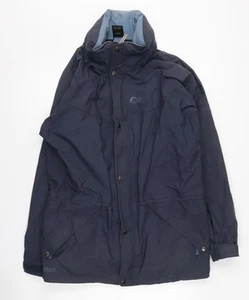 Lowe Alpine Men's Blue Parka Jacket S Hooded - Picture 1 of 12