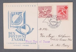 MayfairStamps Czechoslovakia FDC 1949 Red Cross Prague First Day Cover aat_98807 - Picture 1 of 2