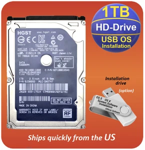 Xbox One Internal 1TB Hard Drive Xbox One X, S & Original 1540 USB OS option - Picture 1 of 8