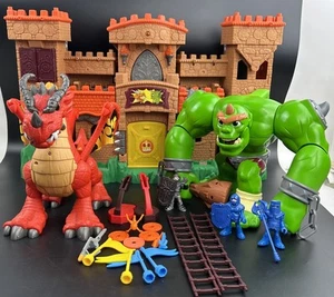 Imaginext Eagle Talon Castle, Ogre, Dragon Interactive Fisher Price LOT - Picture 1 of 22
