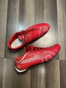 Puma Ferrari Motorsport Future Cat M1 Leder Team rot weiß Größe 12 - Bild 1 von 7