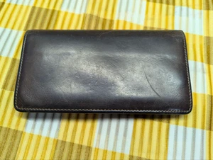 Corbo Bifold Thin Long Wallet Genuine Leather Men'S - Picture 1 of 12