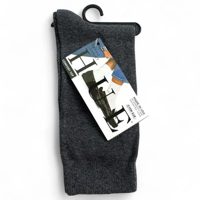 Calcetines tobilleros básicos HUE para mujer con parte superior cómoda gris jaspeado nuevos Foto 1 de 4