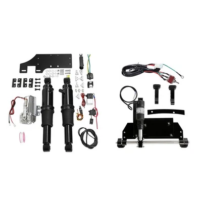 Soporte central eléctrico con suspensión neumática trasera apto para Harley Street Glide 09-16 Foto 1 de 4