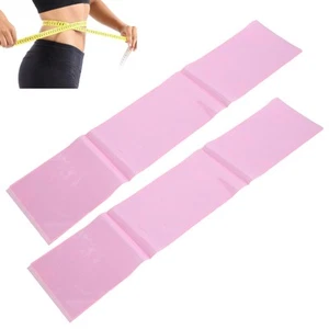 2pcs Waist Trimmer Belt PVC Waist Leg Thigh Wrap Shaper Slimming Belt Weight OMO - Picture 1 of 24