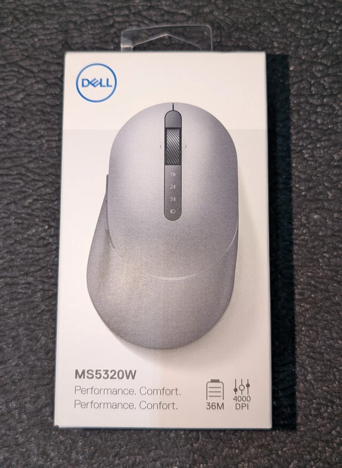 Dell MS5320W Wireless Bluetooth 5.0 & 2.4GHz Mouse – Multi-Device, Ergonomic - Image 1 of 1