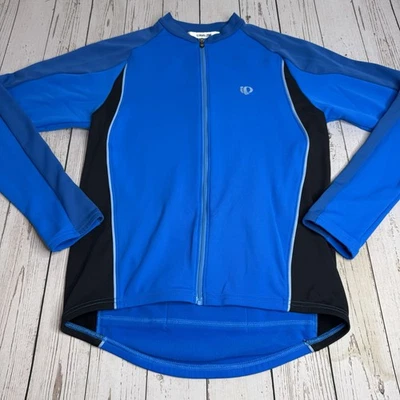 Pearl Izumi Ultra Sensor Full Zip Cycling Jacket Back Pocket Blue Womens Medium - Image 1 of 4