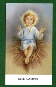 SANTINO Jesus KIND FROMMES BILD - HEILIGE KARTE SANTINI - Bild 1 von 1
