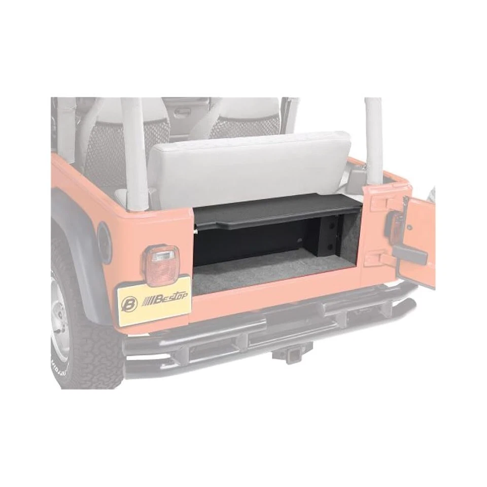 Wrangler Hidden Trunk Box, Lockable Storage, Easy Assembly, 97,06 Jeep Foto 1 de 2