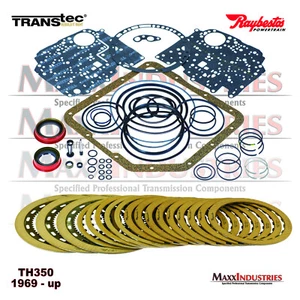 GM TH350 TRANSMISSION REBUILD - Master Kit less Steels - TRANSTEC 1969 -1979 - Picture 1 of 4