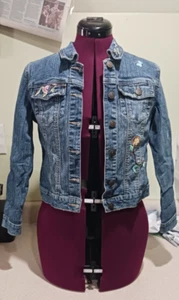 American Jean Co Girls M Embroidered Denim jacket - Picture 1 of 6