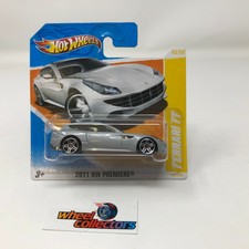 Ferrari FF #45 * SILVER * 2011 Hot Wheels SHORT CARD * WF2