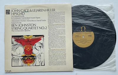 John Cage Lejaren Hiller HPSCHD LP 1971 Nonesuch first pressing NEAR MINT - Image 1 of 4
