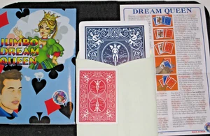 Jumbo Dream Queen Mental Magic Trick - Stage Version, Jumbo Cards, Read Mind  - Picture 1 of 3